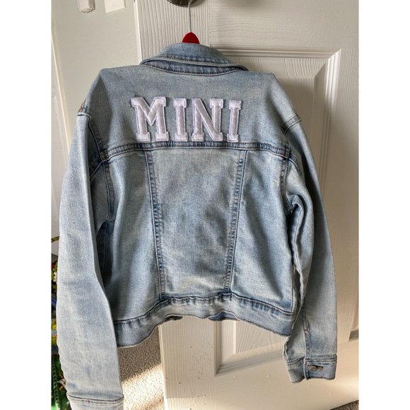 Girls Size 8 Old Navy Denim Light Blue Jacket Mini on Back - Picture 3 of 8